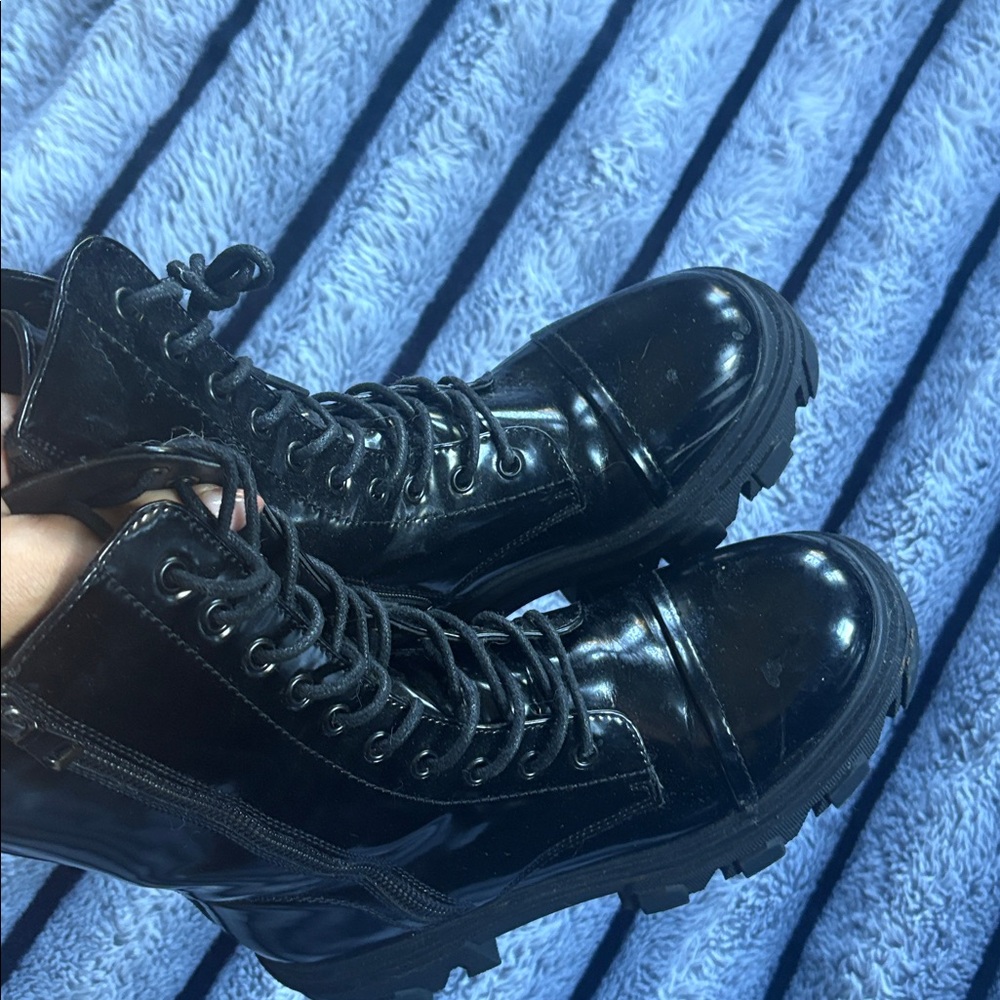 Black Combat Boots